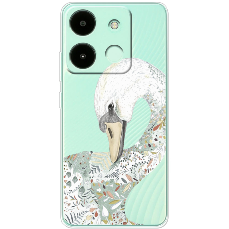 Прозрачный чехол BoxFace Infinix Smart 7 HD Swan