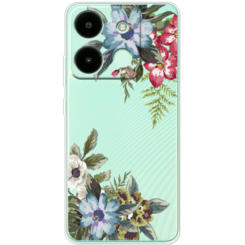 Прозрачный чехол BoxFace Infinix Smart 7 HD Floral