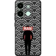 Черный чехол BoxFace Infinix Smart 7 HD Man Pattern