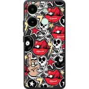 Черный чехол BoxFace Infinix Smart 7 HD Rock Graffiti