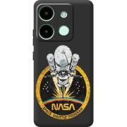 Черный чехол BoxFace Infinix Smart 7 HD NASA Spaceship