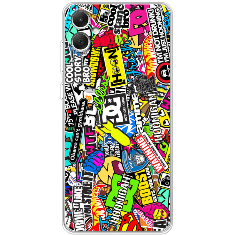 Чехол BoxFace Samsung Galaxy A05 (A055) Multicolored Inscriptions