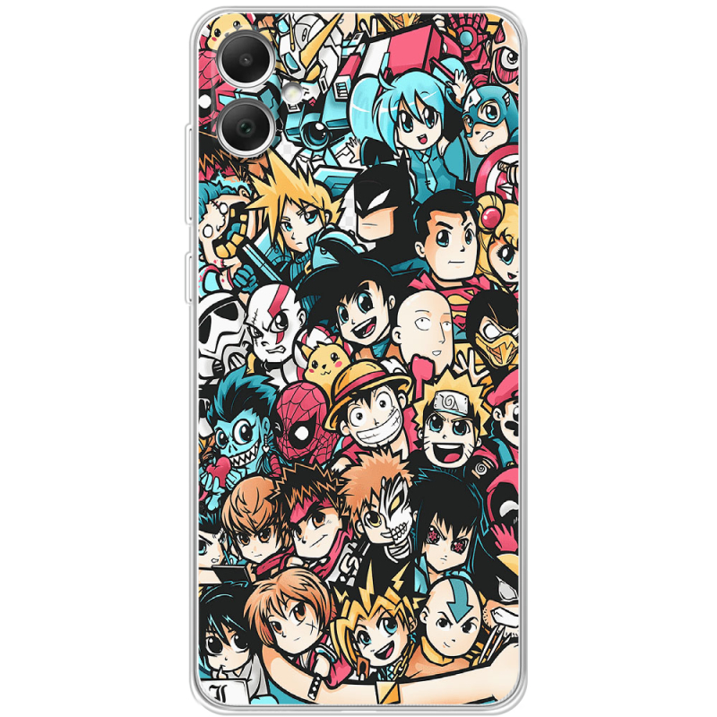 Чехол BoxFace Samsung Galaxy A05 (A055) Anime Stickers