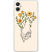 Чехол BoxFace Samsung Galaxy A05 (A055) Flower Hands