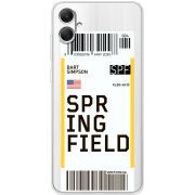 Прозрачный чехол BoxFace Samsung Galaxy A05 (A055) Ticket Springfield