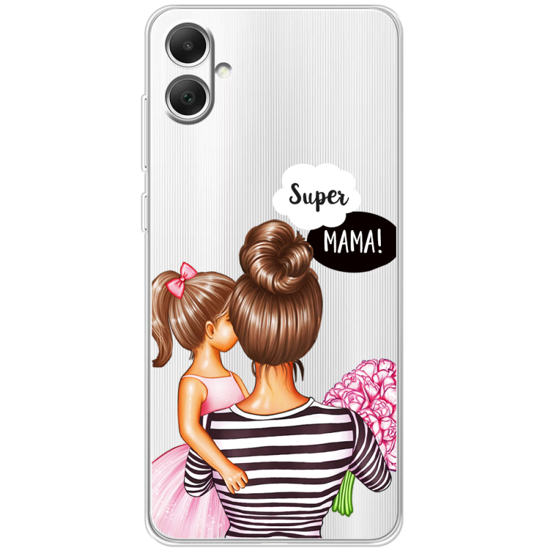 Прозрачный чехол BoxFace Samsung Galaxy A05 (A055) Super Mama and Daughter