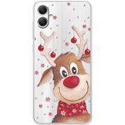 Прозрачный чехол BoxFace Samsung Galaxy A05 (A055) Winter Deer