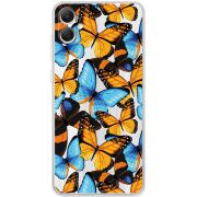 Прозрачный чехол BoxFace Samsung Galaxy A05 (A055) Butterfly Morpho