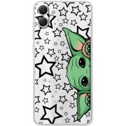 Прозрачный чехол BoxFace Samsung Galaxy A05 (A055) Baby Yoda