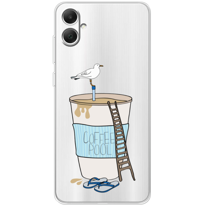 Прозрачный чехол BoxFace Samsung Galaxy A05 (A055) Segull in Cofee Pool