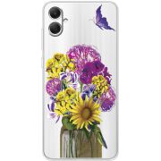 Прозрачный чехол BoxFace Samsung Galaxy A05 (A055) My Bouquet