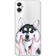 Прозрачный чехол BoxFace Samsung Galaxy A05 (A055) Husky