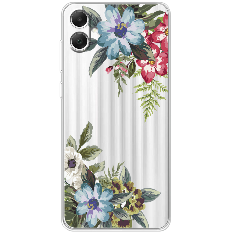 Прозрачный чехол BoxFace Samsung Galaxy A05 (A055) Floral