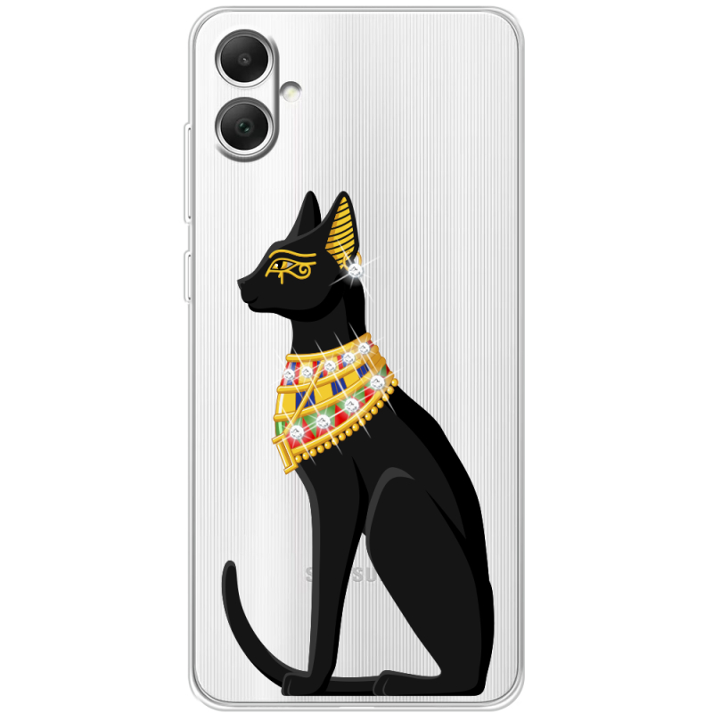 Чехол со стразами Samsung Galaxy A05 (A055) Egipet Cat