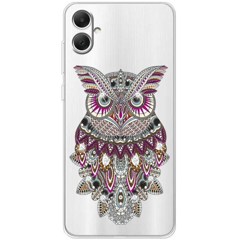 Чехол со стразами Samsung Galaxy A05 (A055) Owl