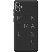 Черный чехол BoxFace Samsung Galaxy A05 (A055) Minimalistic