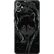 Черный чехол BoxFace Samsung Galaxy A05 (A055) Wolf