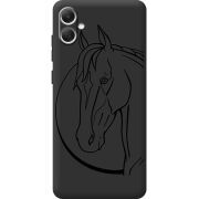 Черный чехол BoxFace Samsung Galaxy A05 (A055) Horse