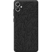 Черный чехол BoxFace Samsung Galaxy A05 (A055) Leaves