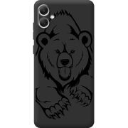 Черный чехол BoxFace Samsung Galaxy A05 (A055) Grizzly Bear