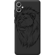 Черный чехол BoxFace Samsung Galaxy A05 (A055) Lion