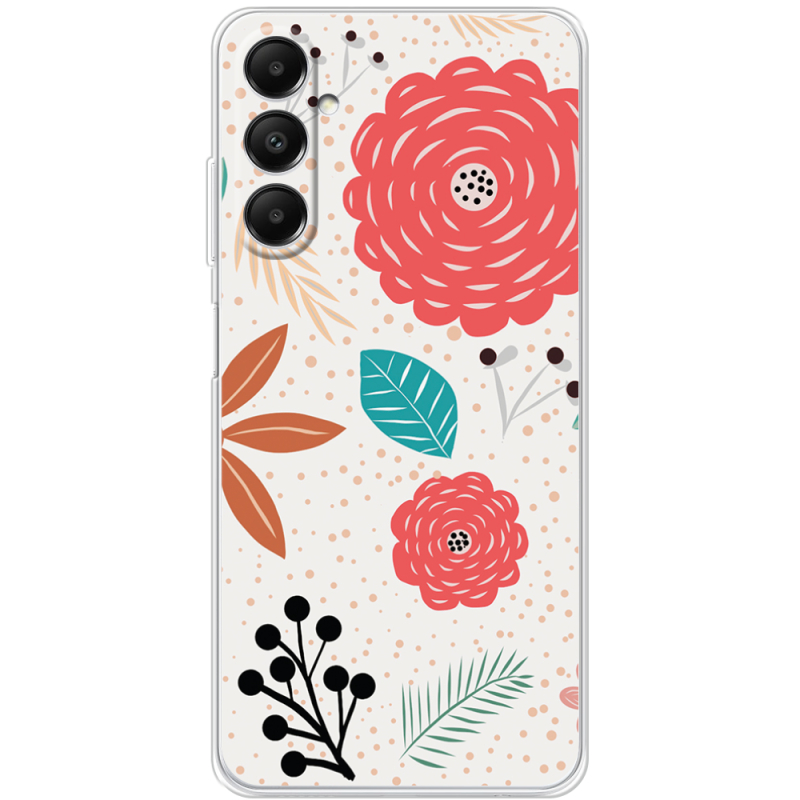 Чехол BoxFace Samsung Galaxy A05s (A057) Line Flowers