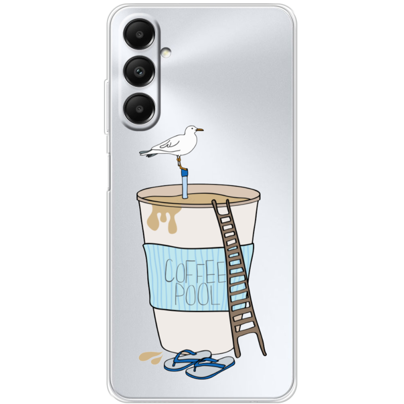 Прозрачный чехол BoxFace Samsung Galaxy A05s (A057) Segull in Cofee Pool