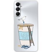 Прозрачный чехол BoxFace Samsung Galaxy A05s (A057) Segull in Cofee Pool