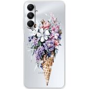 Чехол со стразами BoxFace Samsung Galaxy A05s (A057) Ice Cream Flowers