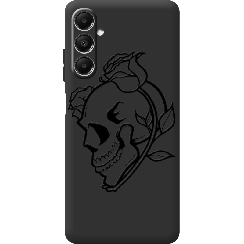 Черный чехол BoxFace Samsung Galaxy A05s (A057) Skull and Roses