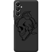 Черный чехол BoxFace Samsung Galaxy A05s (A057) Skull and Roses