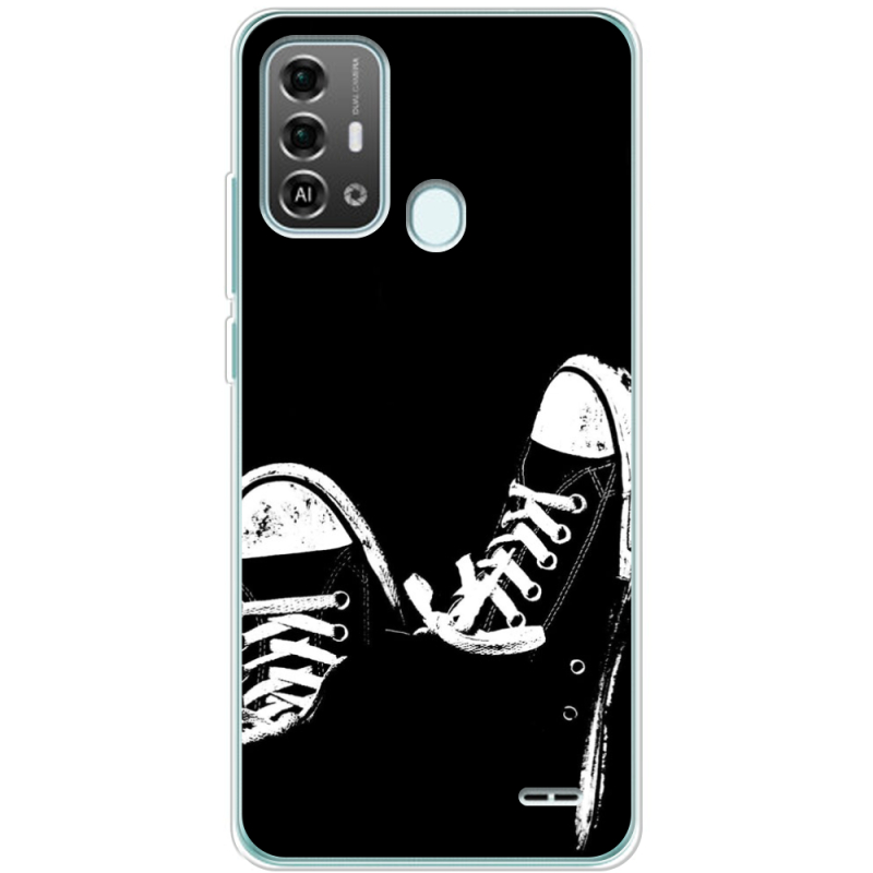 Чехол BoxFace ZTE Blade A53 Pro Black Sneakers