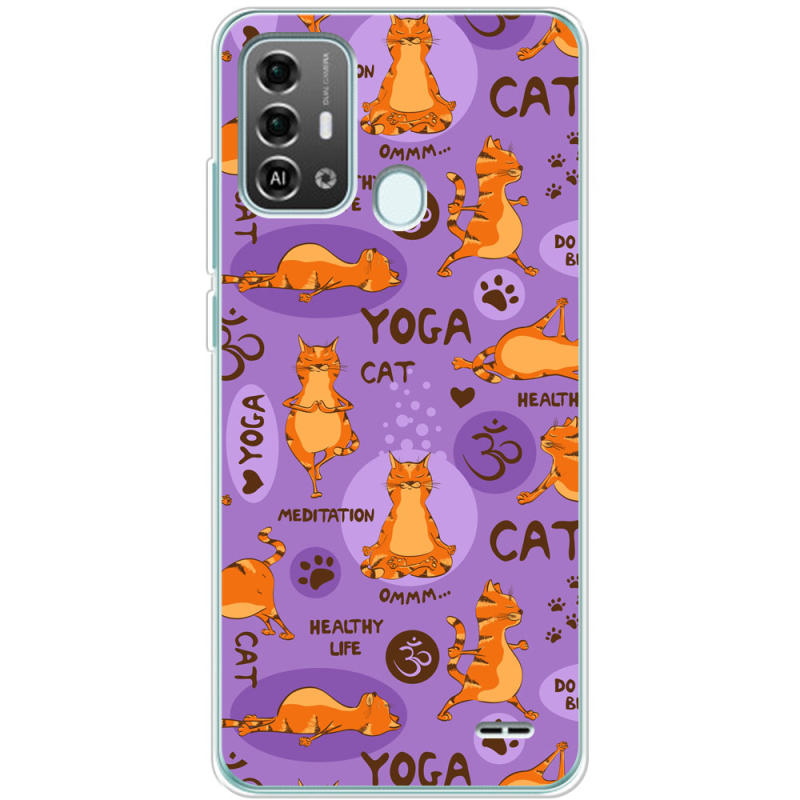 Чехол BoxFace ZTE Blade A53 Pro Yoga Cat