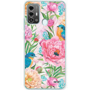 Чехол BoxFace ZTE Blade A53 Pro Birds in Flowers