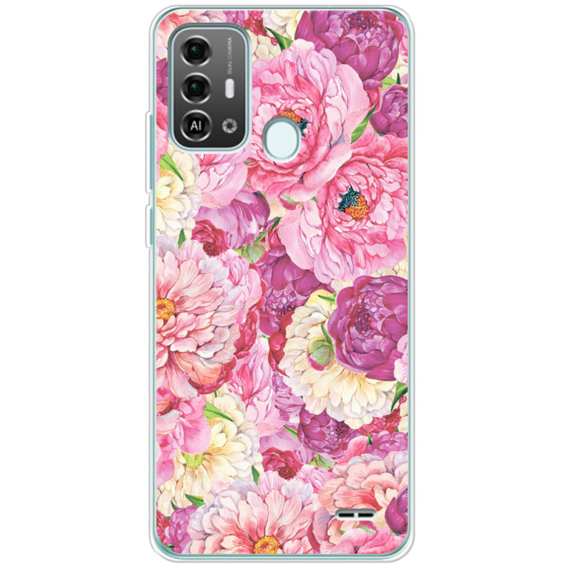 Чехол BoxFace ZTE Blade A53 Pro Pink Peonies