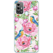Чехол BoxFace ZTE Blade A53 Pro Birds and Flowers