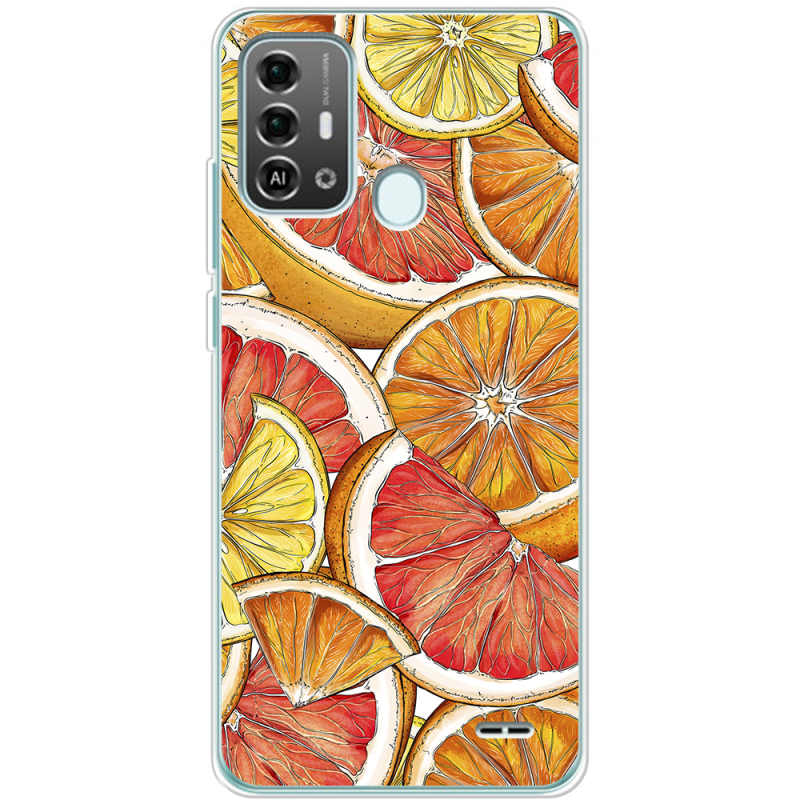 Чехол BoxFace ZTE Blade A53 Pro Citrus Pattern