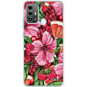 Чехол BoxFace ZTE Blade A53 Pro Tropical Flowers