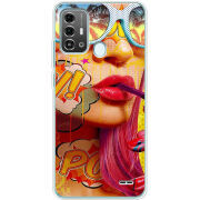 Чехол BoxFace ZTE Blade A53 Pro Yellow Girl Pop Art