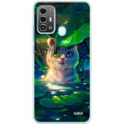 Чехол BoxFace ZTE Blade A53 Pro White Tiger Cub