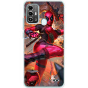 Чехол BoxFace ZTE Blade A53 Pro Woman Deadpool