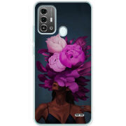 Чехол BoxFace ZTE Blade A53 Pro Exquisite Purple Flowers