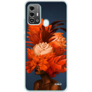 Чехол BoxFace ZTE Blade A53 Pro Exquisite Orange Flowers