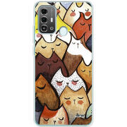 Чехол BoxFace ZTE Blade A53 Pro Sleepy Cats