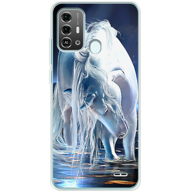 Чехол BoxFace ZTE Blade A53 Pro White Horse