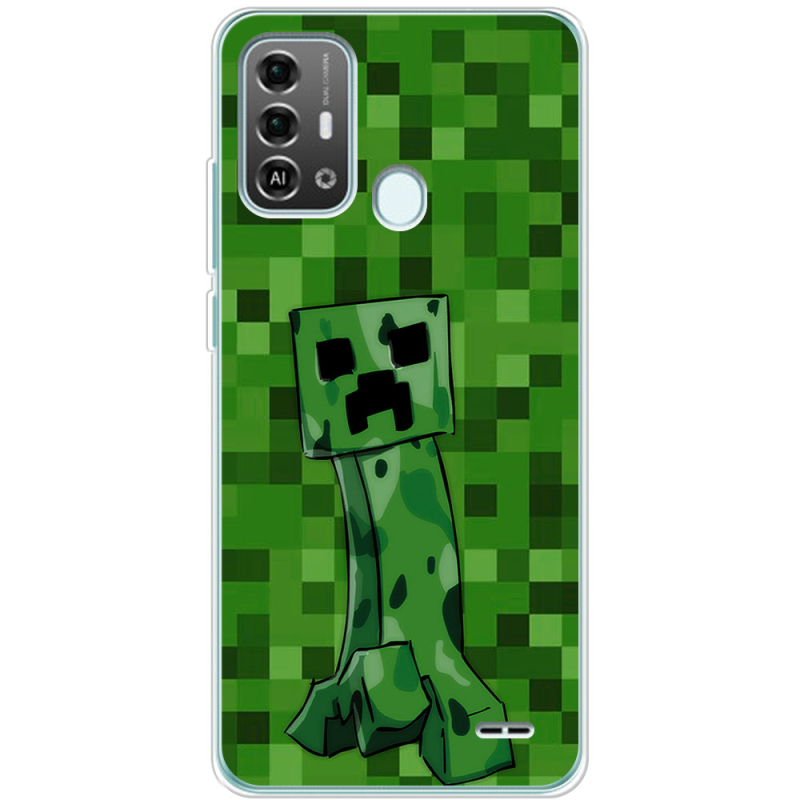 Чехол BoxFace ZTE Blade A53 Pro Minecraft Creeper