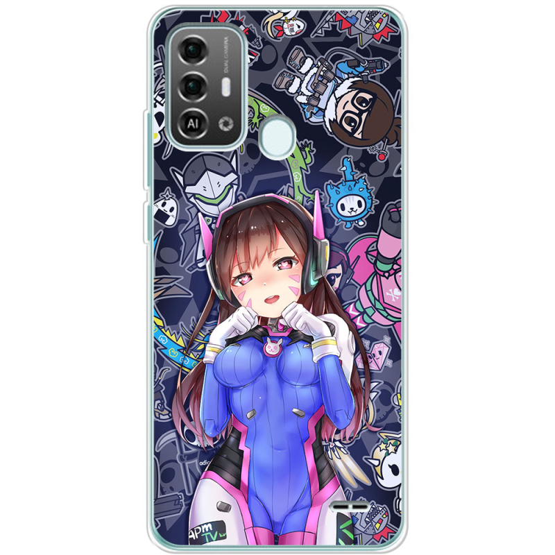 Чехол BoxFace ZTE Blade A53 Pro Overwatch D.VA