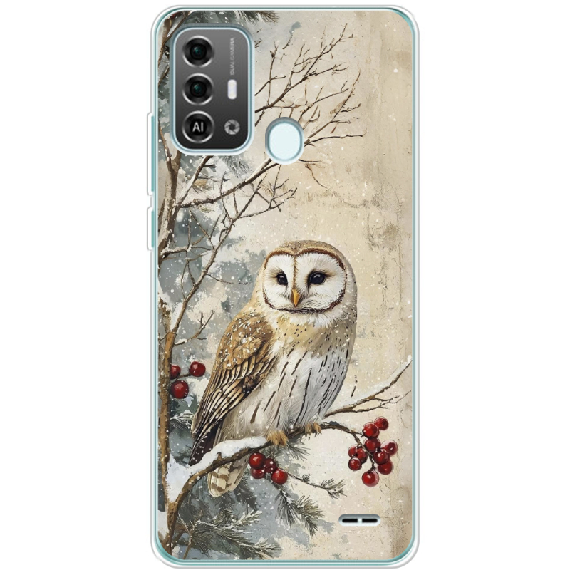 Чехол BoxFace ZTE Blade A53 Pro Christmas Owl