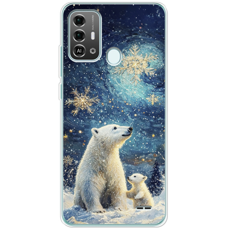Чехол BoxFace ZTE Blade A53 Pro Північні ведмеді