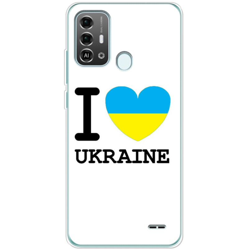 Чехол BoxFace ZTE Blade A53 Pro I love Ukraine